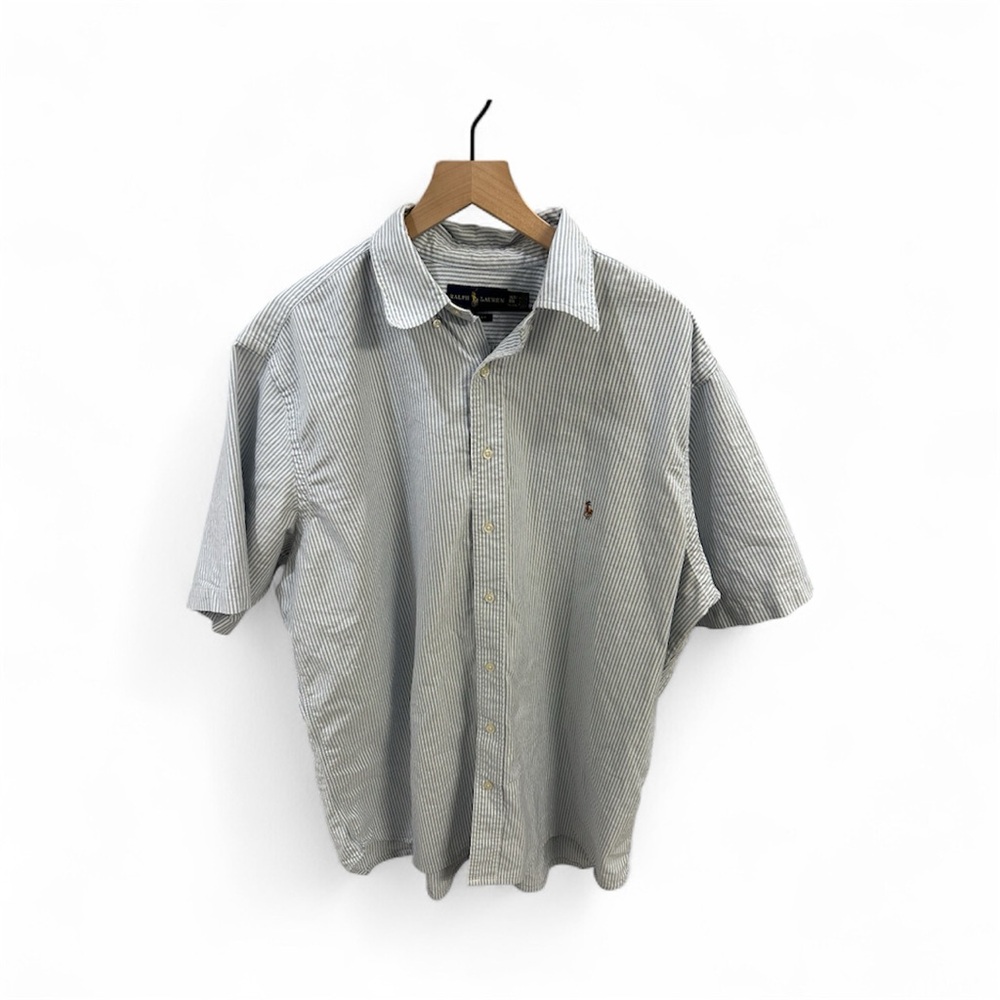 Ralph Lauren Men’s Short Sleeve Button-Down Shirt – Size XLT